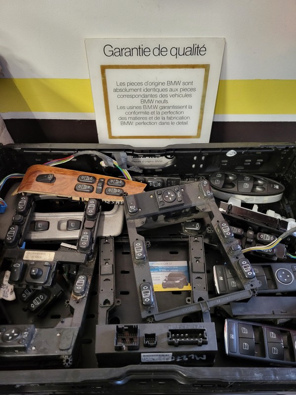 commande de Lève vitre Mercedes 