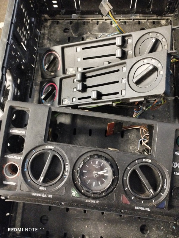 commande de ventilation BMW classic