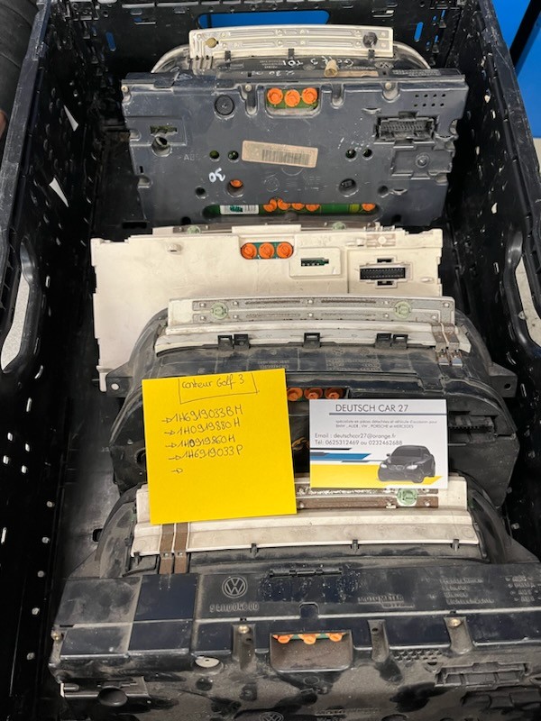 compteur golf 2 et golf 3