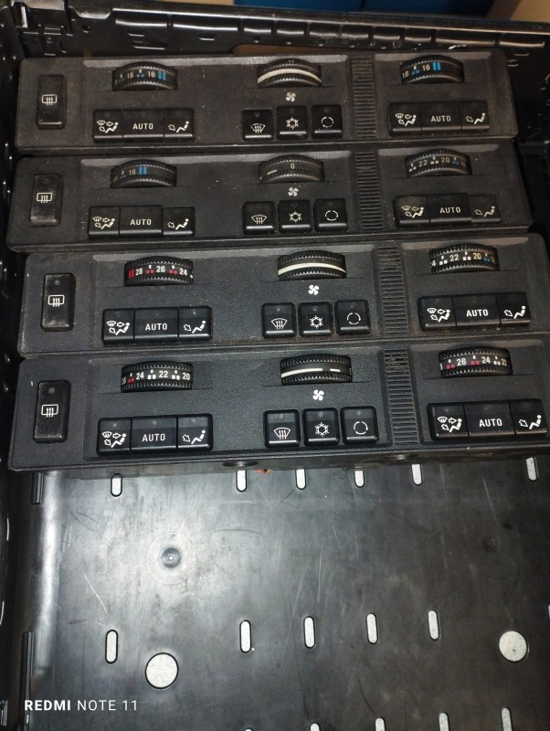 commande de climatisation BMW e32 et e34 ph1